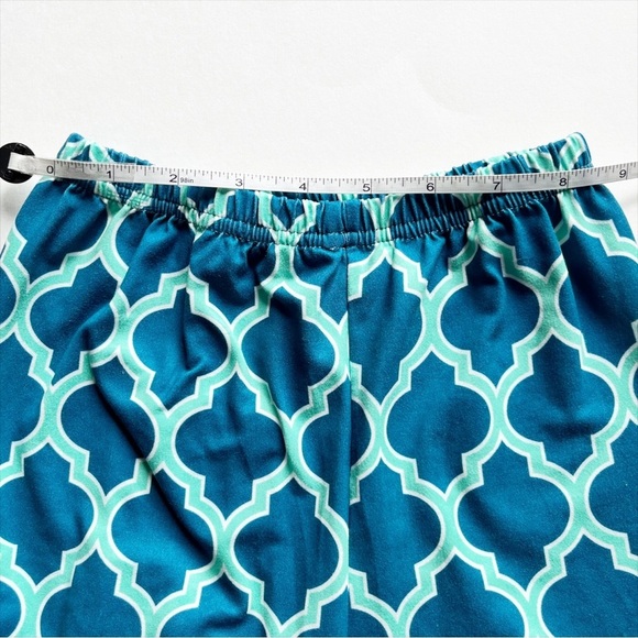 Honeydew Girl’s 2-Piece Turquoise Print Ruffle Outfit 6 7 sleeveless shorts - Picture 10 of 12